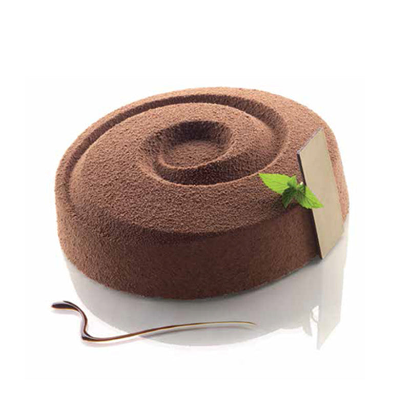 Elegant Swirl Cake Silicone Mould