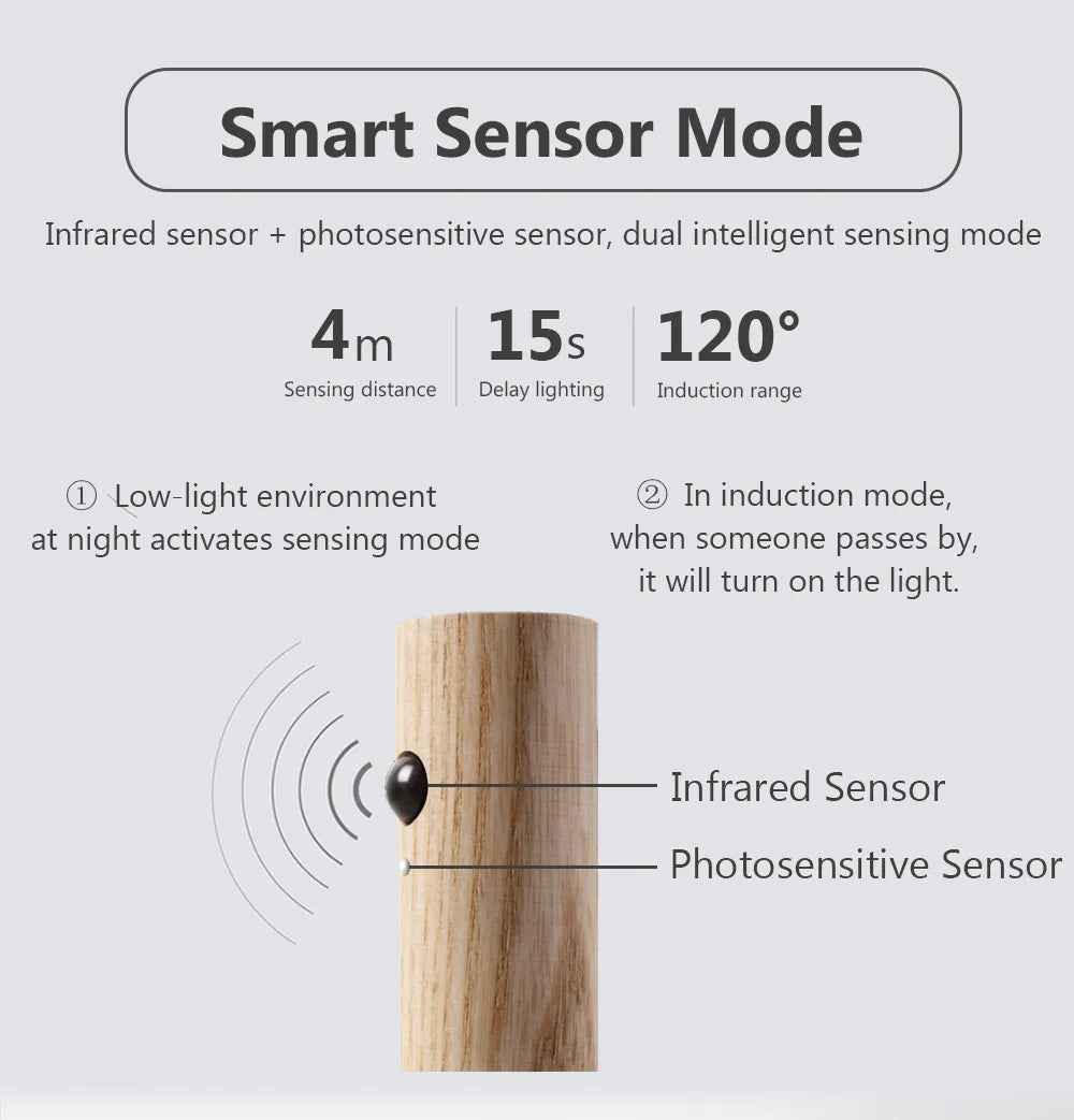 LuxoGlow Detachable Sensor Light