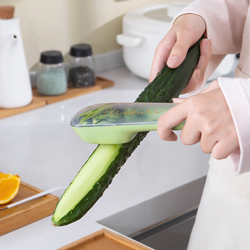 Fruit and Peeler With Storage Compartment