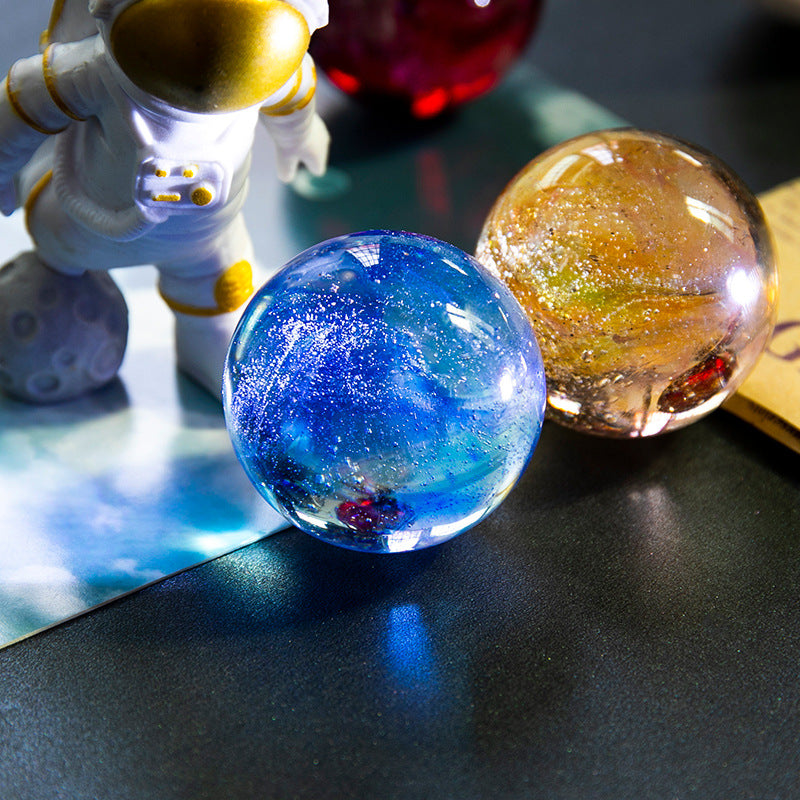 Glowing Crystal Ball Ornament