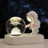 Cute Astronaut And Crystal Ball Night Light