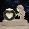 Cute Astronaut And Crystal Ball Night Light