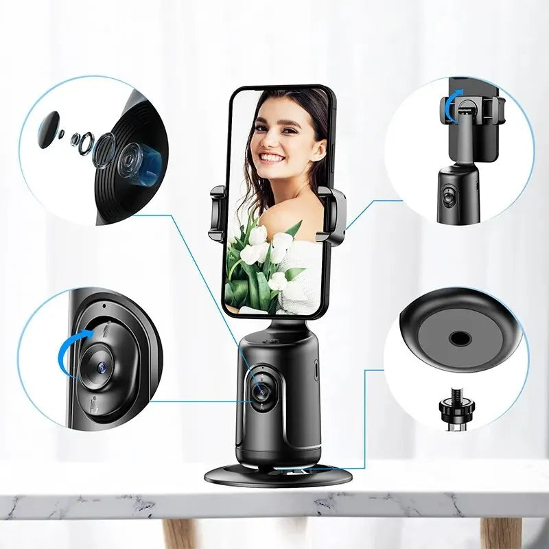 FaceTrace 360 - AI Smart Phone Holder