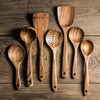 Eco-Friendly Teak Wood Kitchen Utensils (7 pcs)